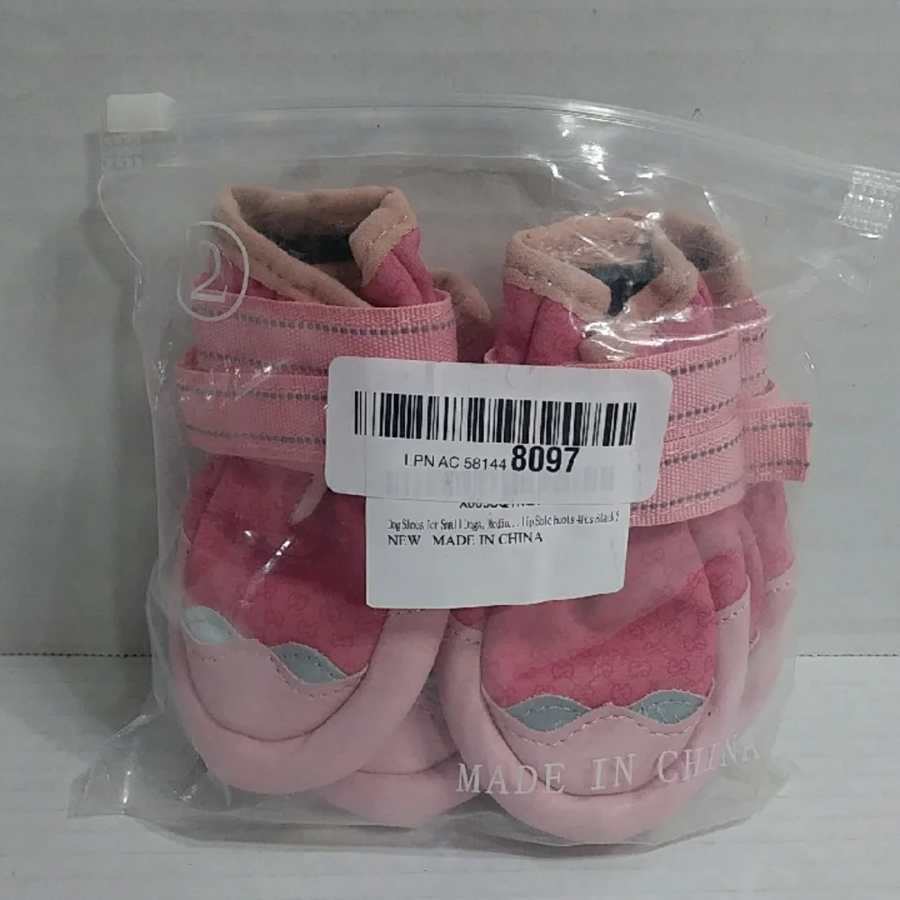Dog Anti-Slip Pink Rain Snow Boots Size Small *NWOT*